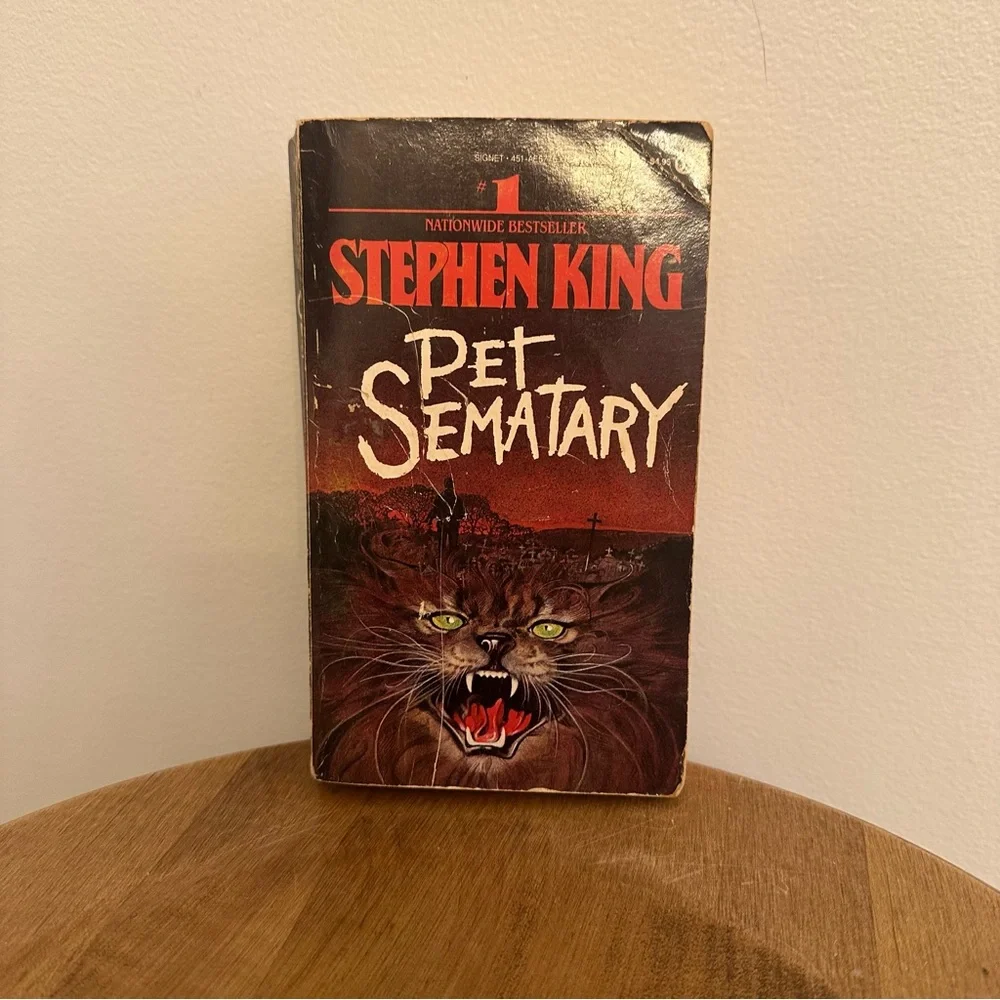 Vintage Pet Sematary by Stephen King Signet Paperback 1984 Supernatural Horror - Picture 1 of 16